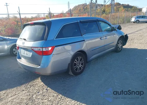 2012 Honda Odyssey Ex-L из США, поврежденный, VIN 5FNRL5H64CB114397